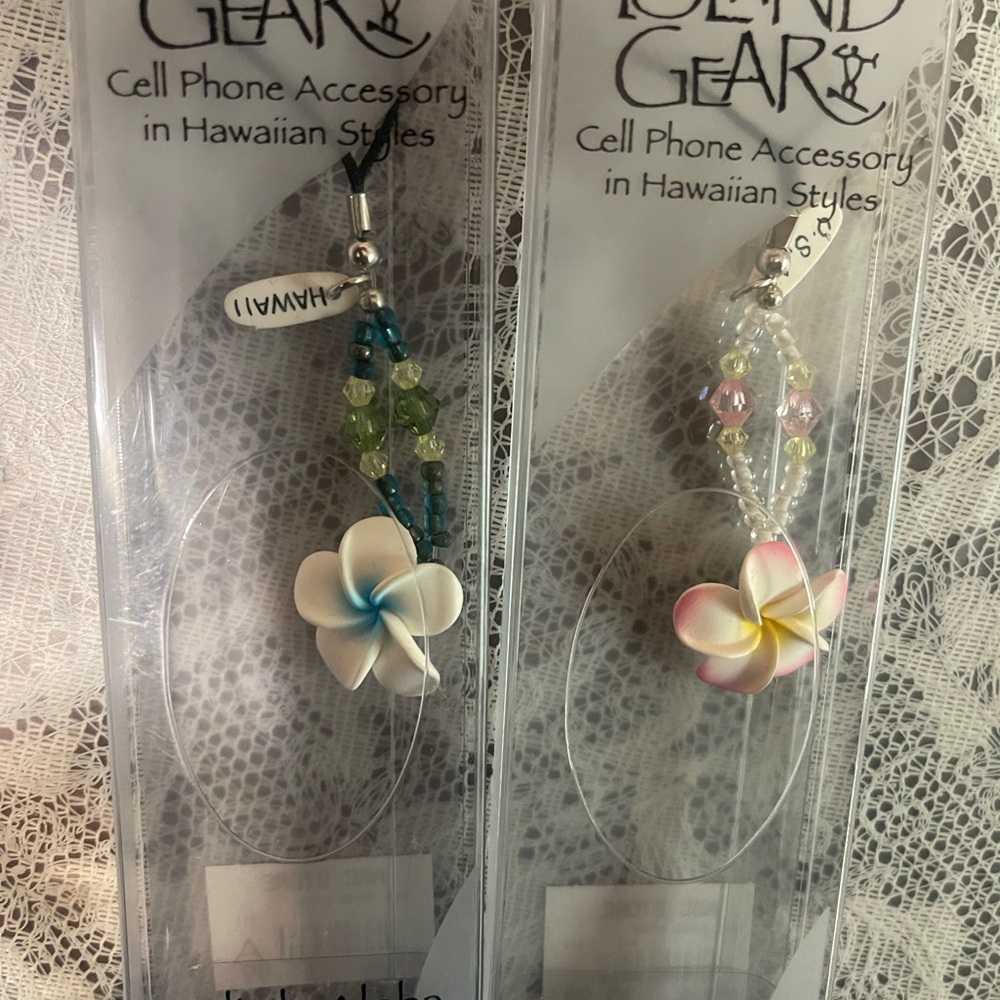 Floral Hawaiian Accessory - Blue and Pink